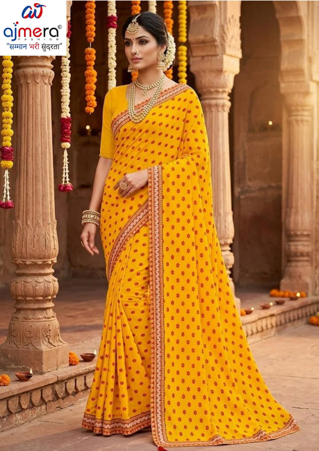JP-Lycra Dyed Matching Saree B2B Supplier without Blouse for Premium Ethnic and Traditional Wear | JP-IPL