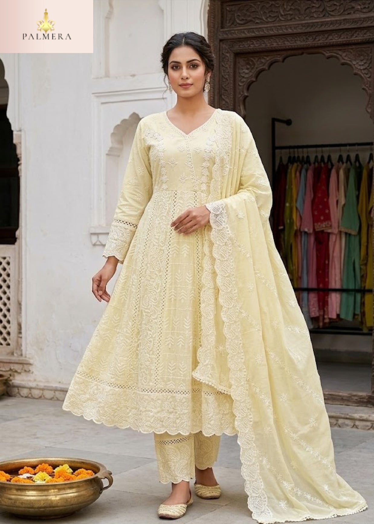 Elegant Designer Palmera Kurti Set for Women | MIK-330B