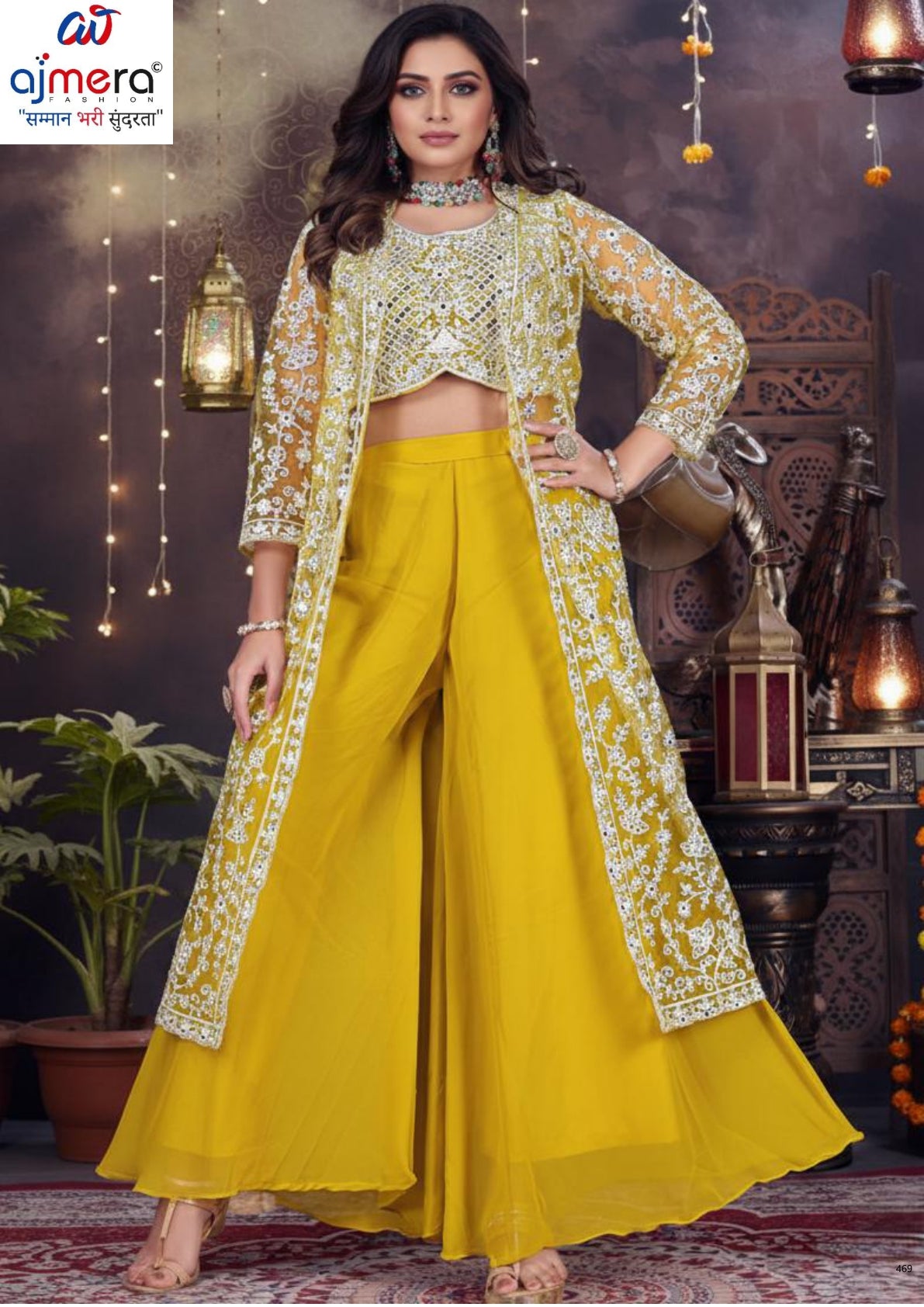 Designer Georgette Gown for Women | Wholesale Gown Online | PNC-1779