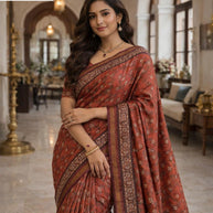 Exclusive Printed Saree with Blouse Piece for Elegant Ethnic Look | RMF-BAHURANI VOL-4