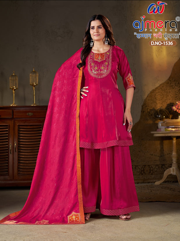 Designer Royal Ethnic Kurti Set for Women | JMH-1536