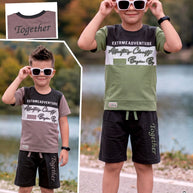 Wholesale Boys T-Shirt & Pant Co-Ord Set | RMC-1257-M/L/XL