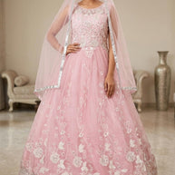 Designer Net Gown for Women | KTX-72101