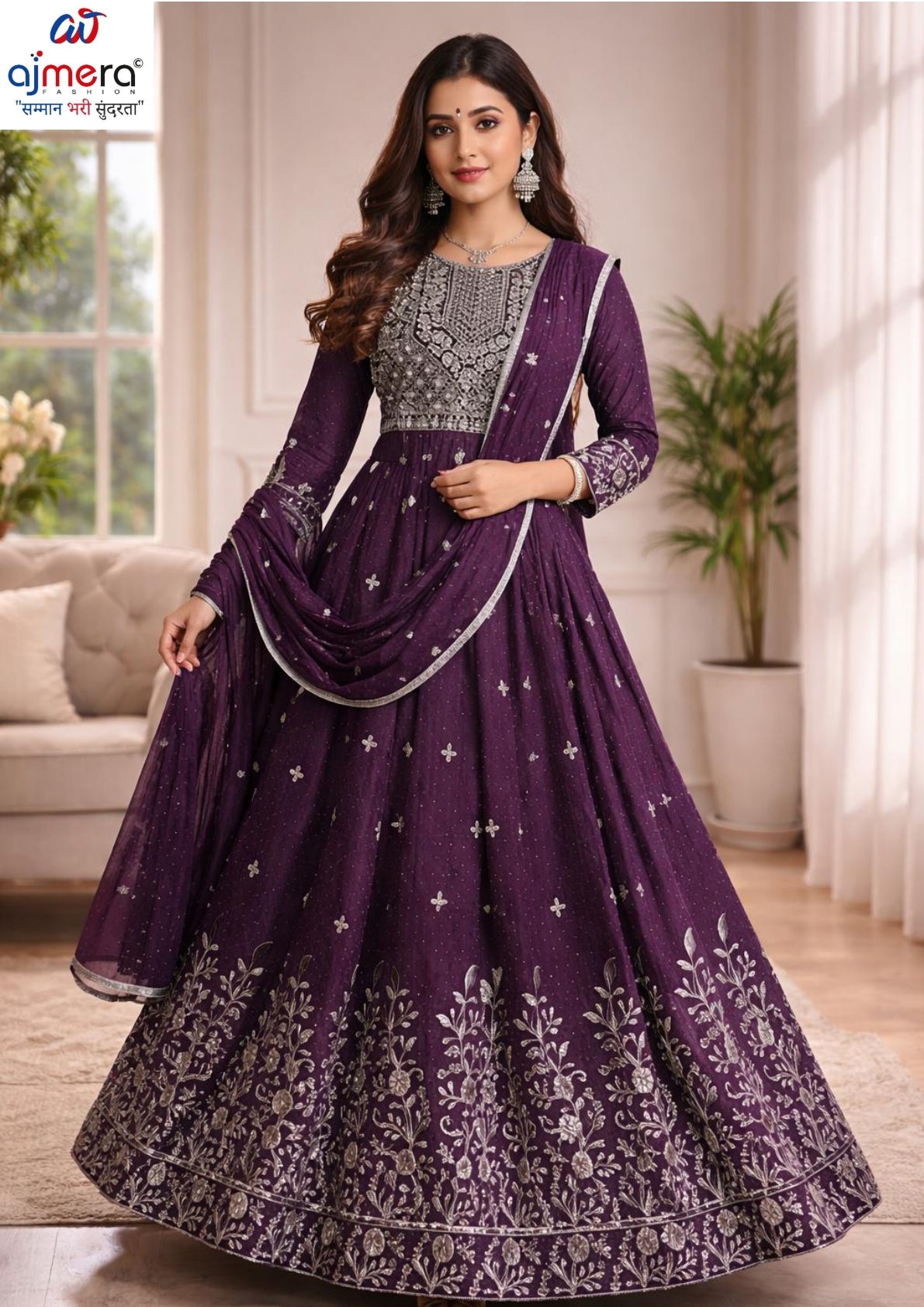 Wholesale Gown Dress Designer Georgette Gown for Women | KTX-4788-XL