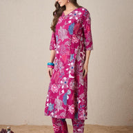 Designer Premium Printed Kurti Set for Women | INDO-KS0PK10148