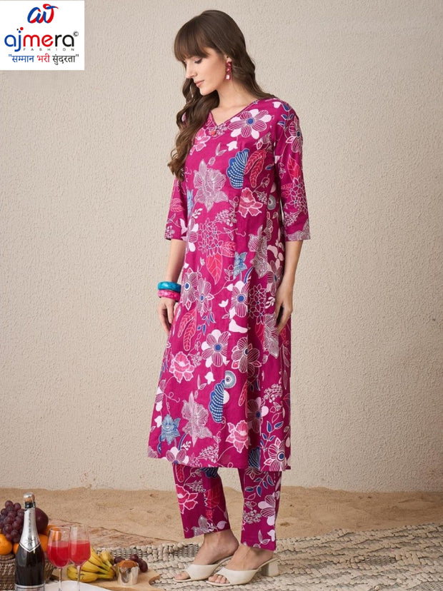 Designer Premium Printed Kurti Set for Women | INDO-KS0PK10148