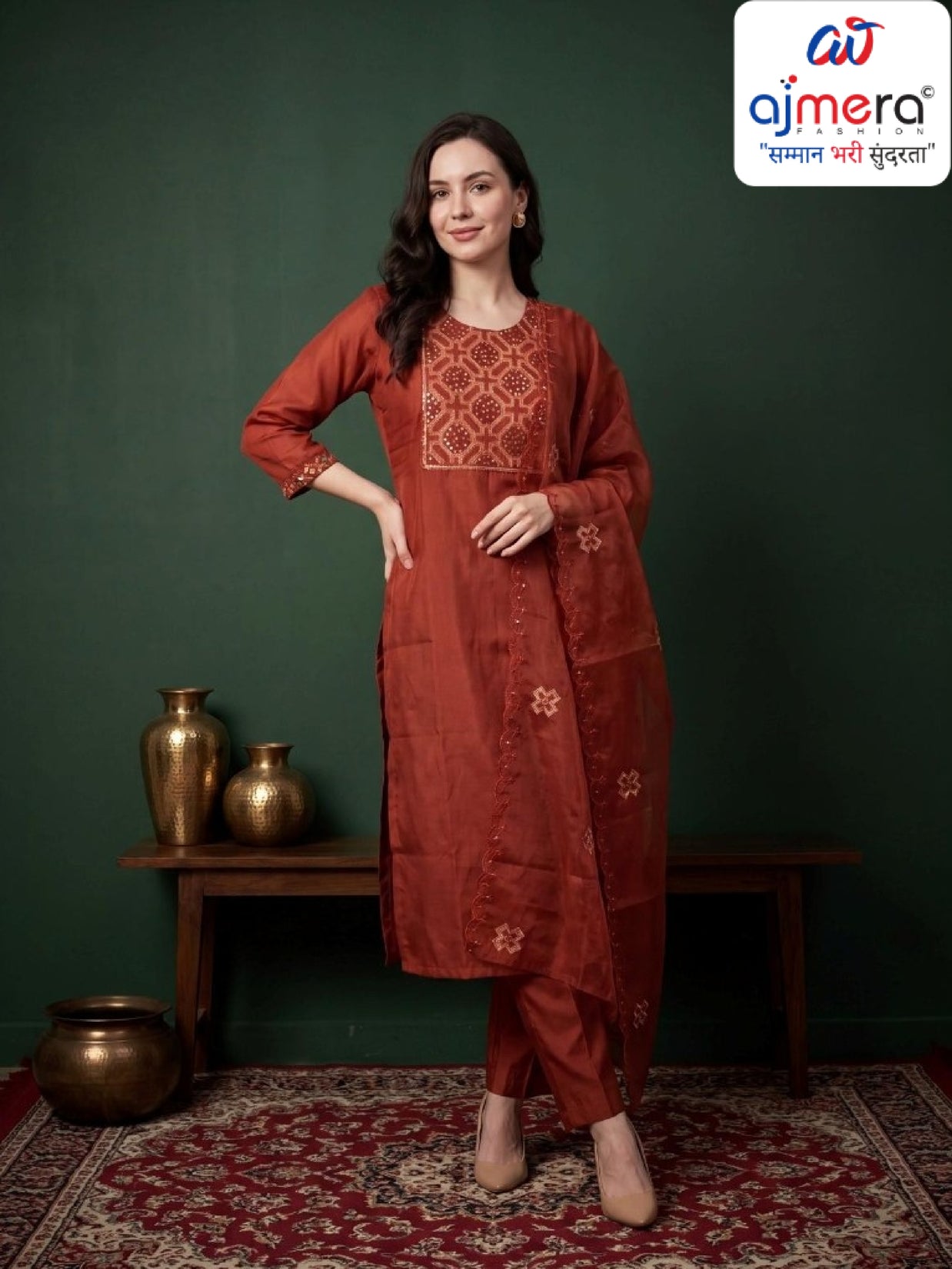Designer Premium Ethnic Kurti Collection for Women | INDO-BB9KH442