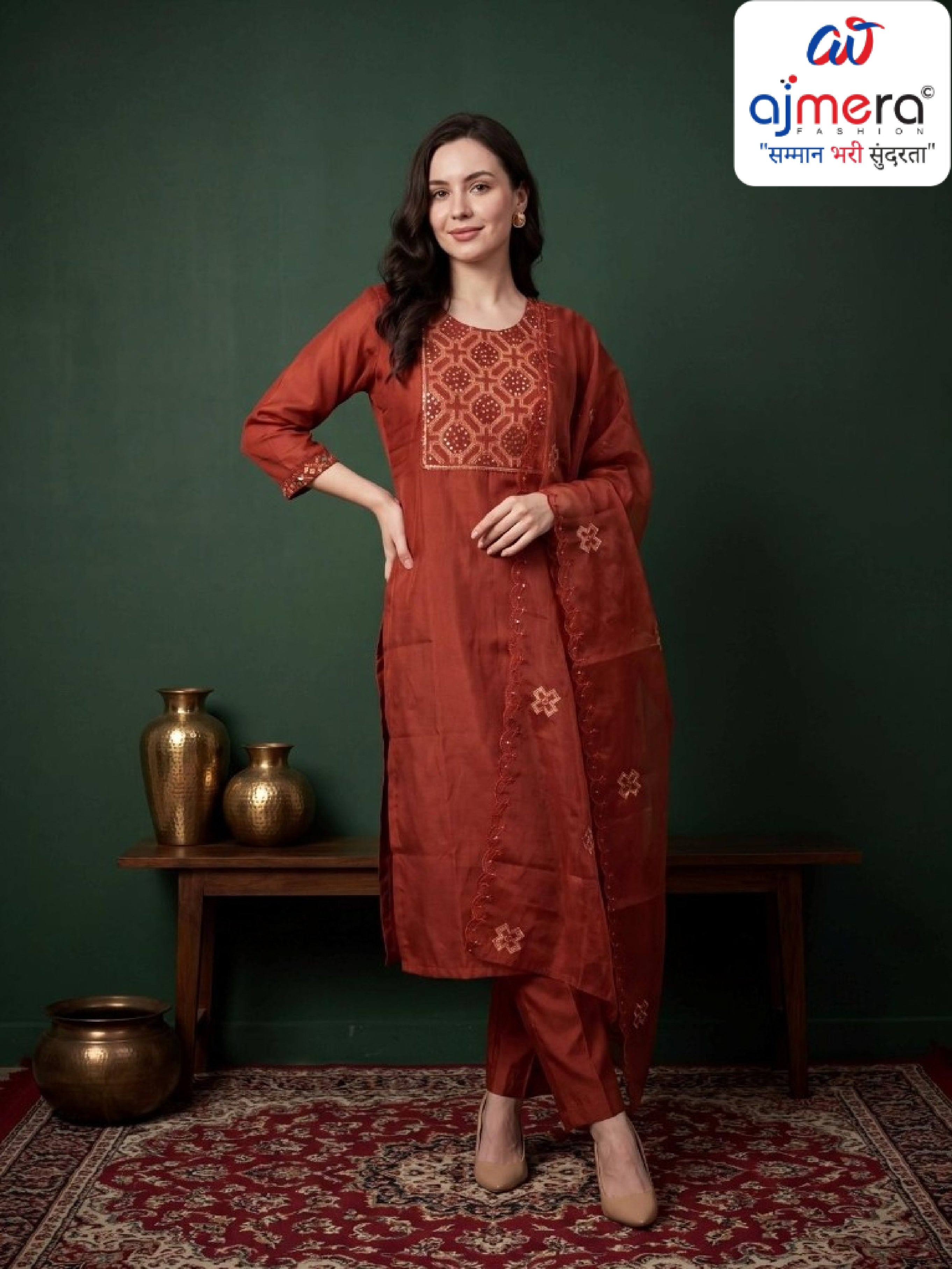 Designer Premium Ethnic Kurti Collection for Women | INDO-BB9KH442