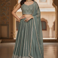 Ladies Gown Manufacturer Georgette Gown for Women | RKA-1029