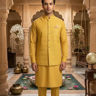 Premium Men's Kurta & Payjama for Wedding & Festive Wear | SNA-MKP12731
