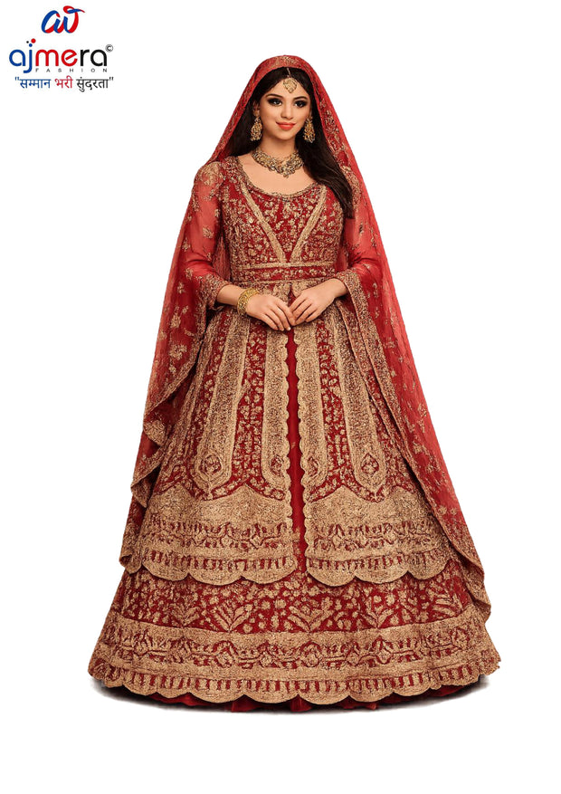 Best Net Embroidery Siroski Lehenga Manufacturer in India | SPA-836