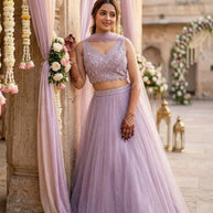 Designer Net Gown for Women | YVD-YSC119