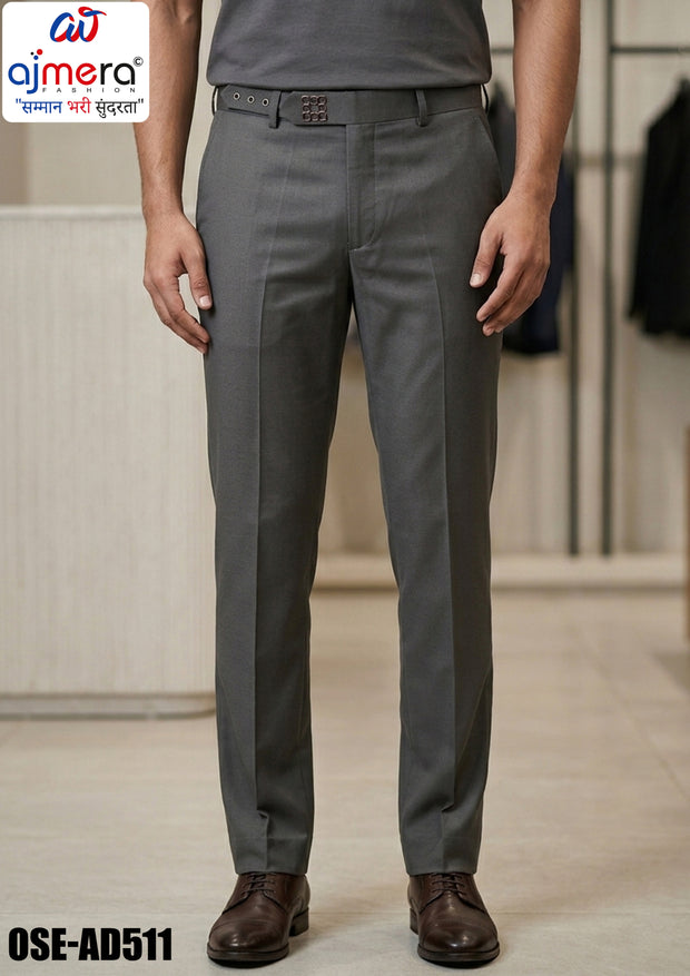 Premium Men's Formal Pant for Office & Business Wear | OSE-AD511