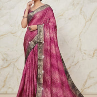 Beautiful Printed Saree with Blouse Piece for Cultural Celebrations  | SSR-YOSHITA
