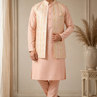 Premium Men's Kurta & Payjama for Wedding & Festive Wear | SNA-MKP12730