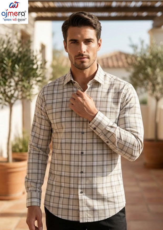 Mens Shirt Manufacturer India for Retailers | NSE-AJ114