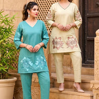Designer Co-Ord Kurti Set for Women | SHP-CHERRY