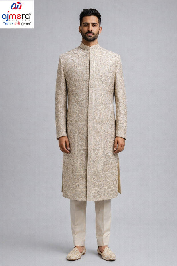 Mens Sherwani Manufacturer for Retailers | SNA-MSW11269