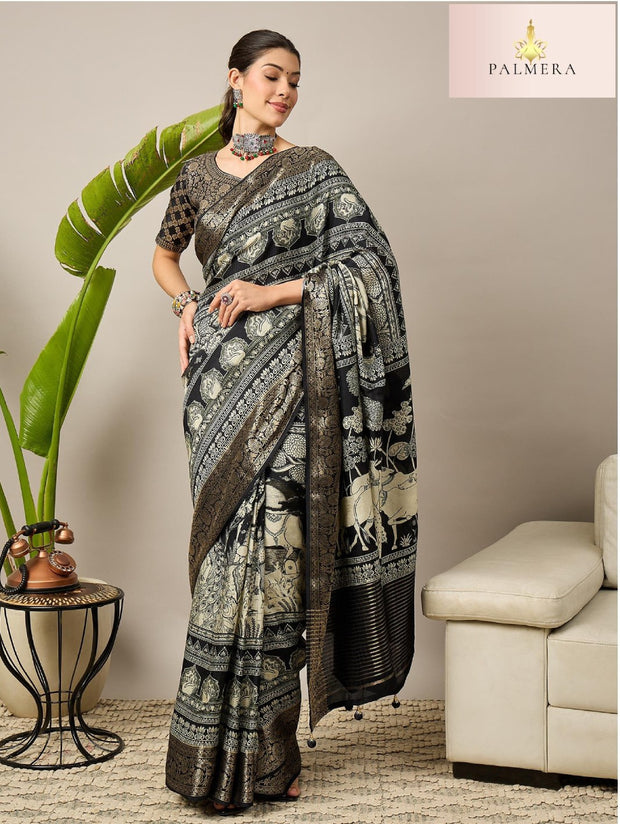 Adhira Dola Saree with Blouse for Premium Ethnic Occasion Wear | ALL-ADHIRA-163