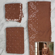 Premium Organza Unstitched Suit Set | KVV-JAIPURI BLAST VOL-1