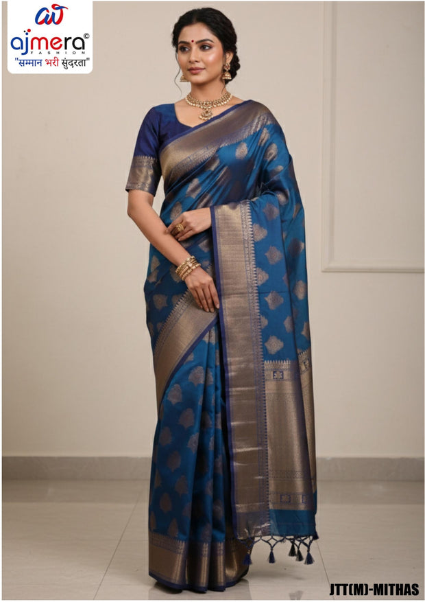 Factory Rate Dyed Matching Saree with Blouse Piece for Premium Ethnic and Traditional Wear | JTT(M)-RIYA