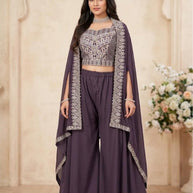 Gown Manufacturer and Exporter Designer Georgette Gown for Women | SHP-ADDA-117