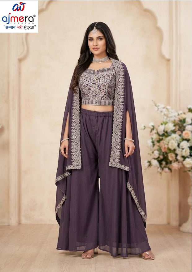 Gown Manufacturer and Exporter Designer Georgette Gown for Women | SHP-ADDA-117