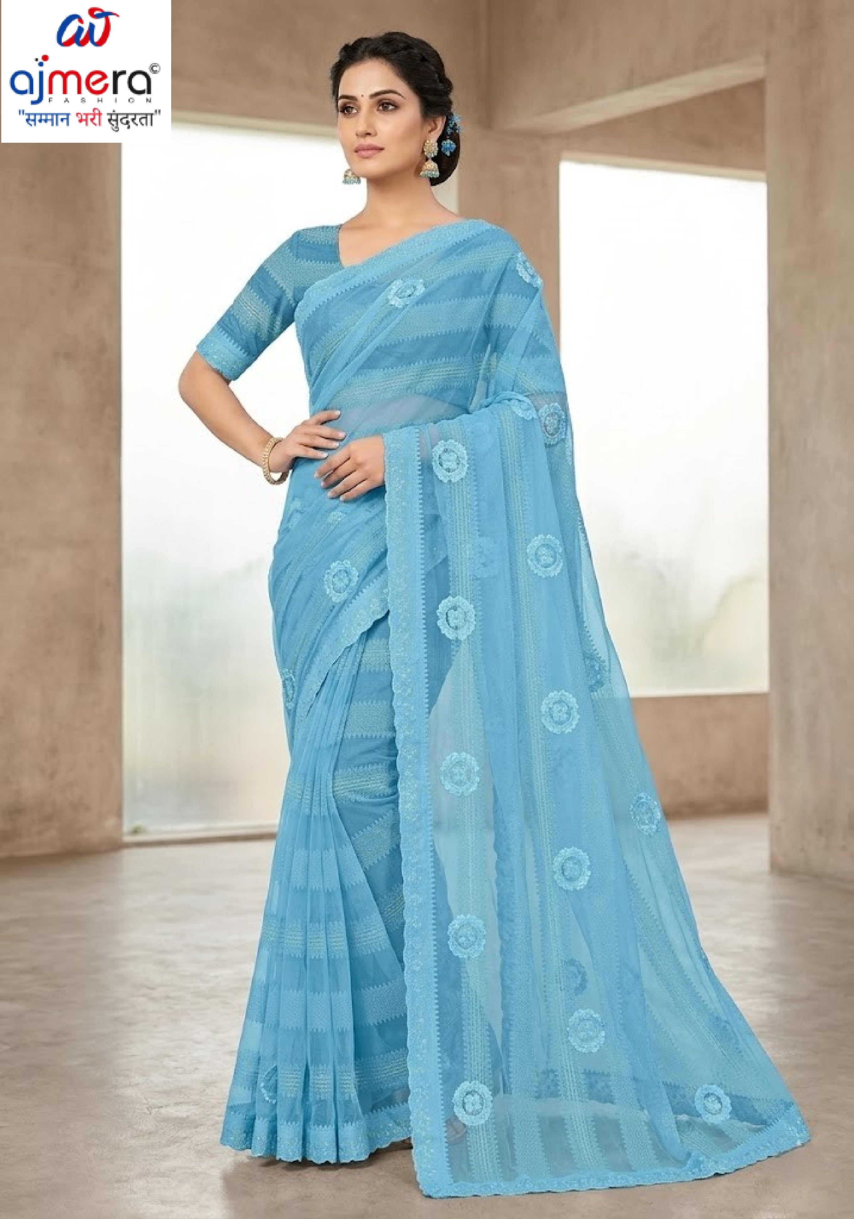 Surat Dyed Matching Saree Manufacturer with Blouse Piece for Premium Ethnic and Traditional Wear | VKM-NETWORK