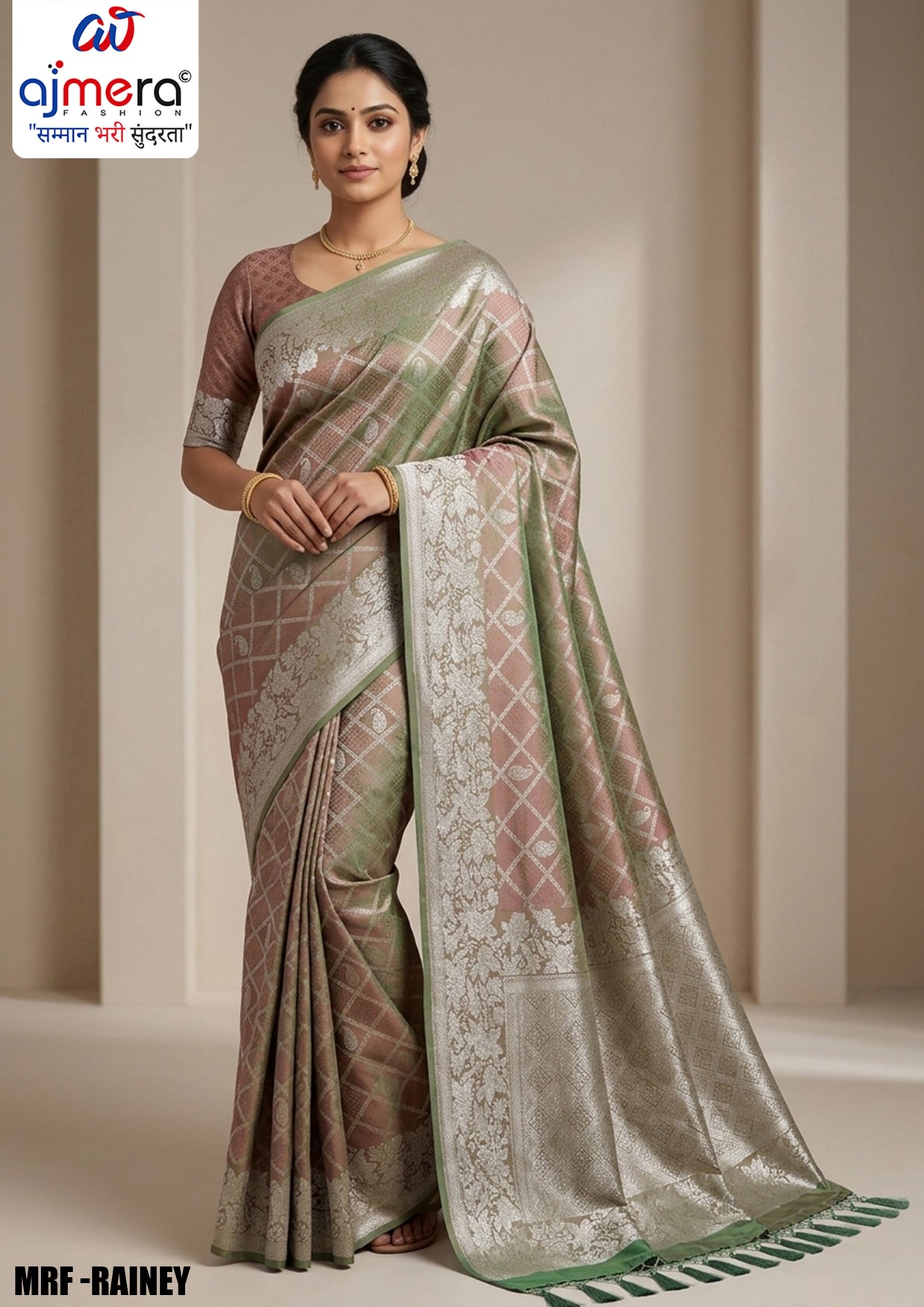 Modern Charm Jacquard Silk Saree With Blouse Piece | MRF-RAINEY