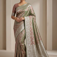 Modern Charm Jacquard Silk Saree With Blouse Piece | MRF-RAINEY