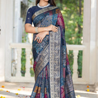 Palmera Saree Supplier with Blouse Piece for Premium Ethnic and Traditional Wear | ALL-ADHIRA-113