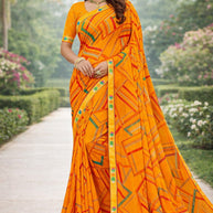Contemporary Printed Saree with Blouse Piece for Premium Wear  | RDD-BHOOMI VOL-03