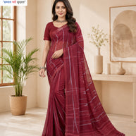 Weightless Print Loose Saree with Blouse for Premium Ethnic and Traditional Wear | CAS-DIAMOND CITY