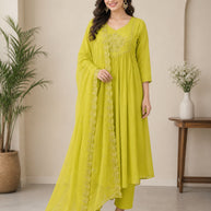 Elegant Designer Palmera Kurti Set for Women | MIK-279A