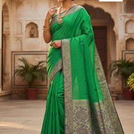 Premium Cotton Saree with Blouse Piece for Premium Ethnic and Traditional Wear | DS-JHANKAR