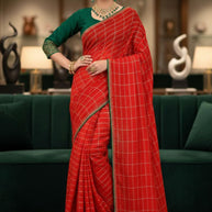 Beautiful Printed Saree with Blouse Piece for Cultural Celebrations  | TD-PUSHPA