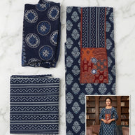 Printed Unstitched Suit for Women | NCY-JALPARI