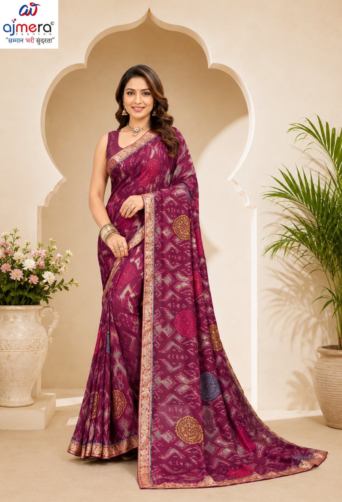 Exclusive Printed Saree with Blouse Piece for Elegant Ethnic Look | RDD-NIKITA VOL-4
