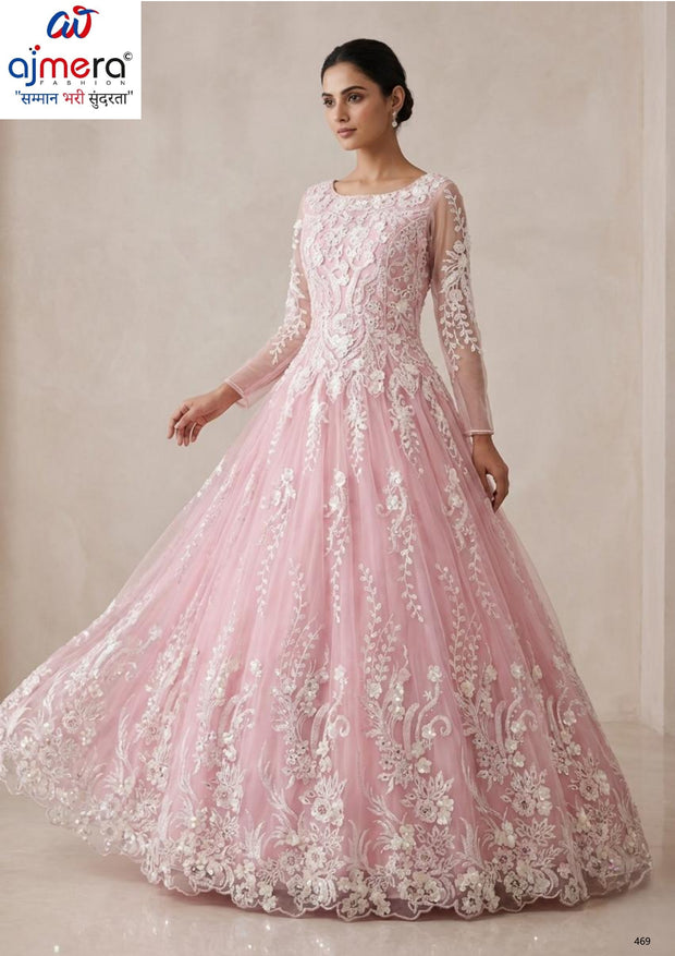 Designer Net Gown for Women | KTX-64101