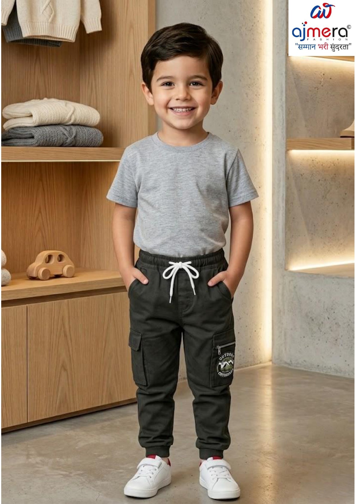 Kids Cargo Pant Wholesale in Surat | MAG-S777