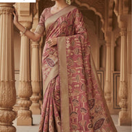 Designer Jacquard Silk Saree with Blouse Piece for Traditional Occasions | SBV-SS-5-2348