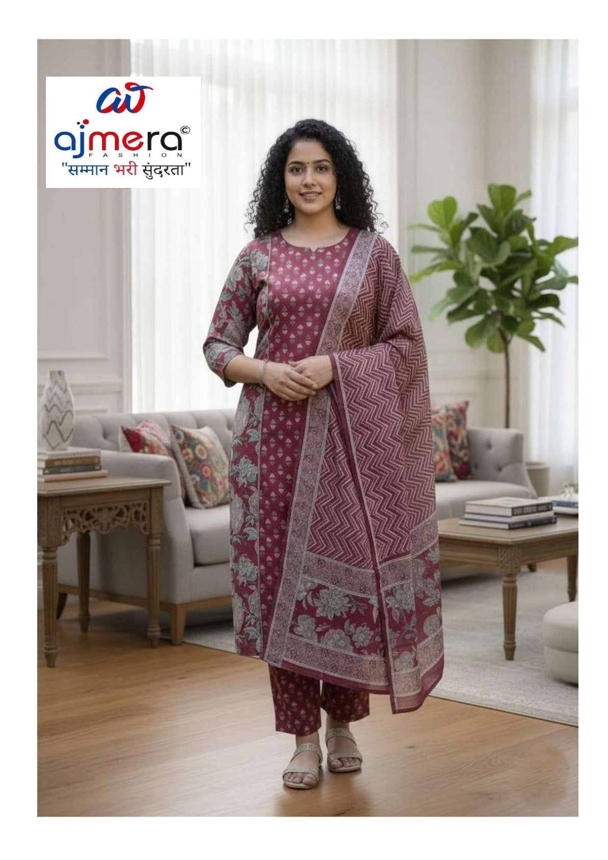 Plus Size Designer Kurti Set for Women | ASF-P2002