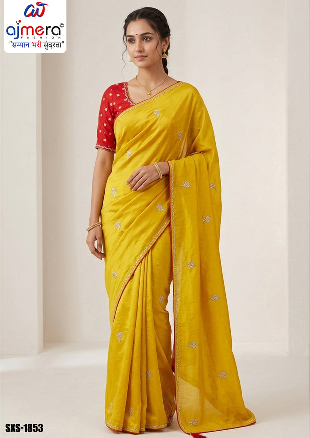 Premium Heritage Saree with Blouse Piece for Premium Ethnic and Traditional Wear | SXS-1853