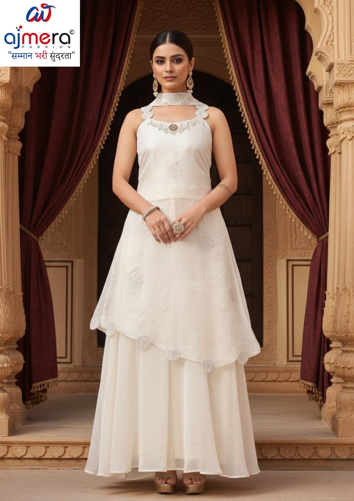 Elegant Fandy Designer Party Wear Gown for Women | OSC-1009