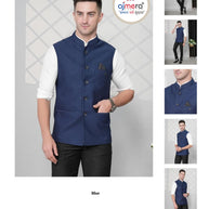 Designer Men's Waist Coat for Men | SNA-MWC12052