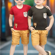 Kids T-Shirt & Pant Set Wholesale in Surat | GCP-920A
