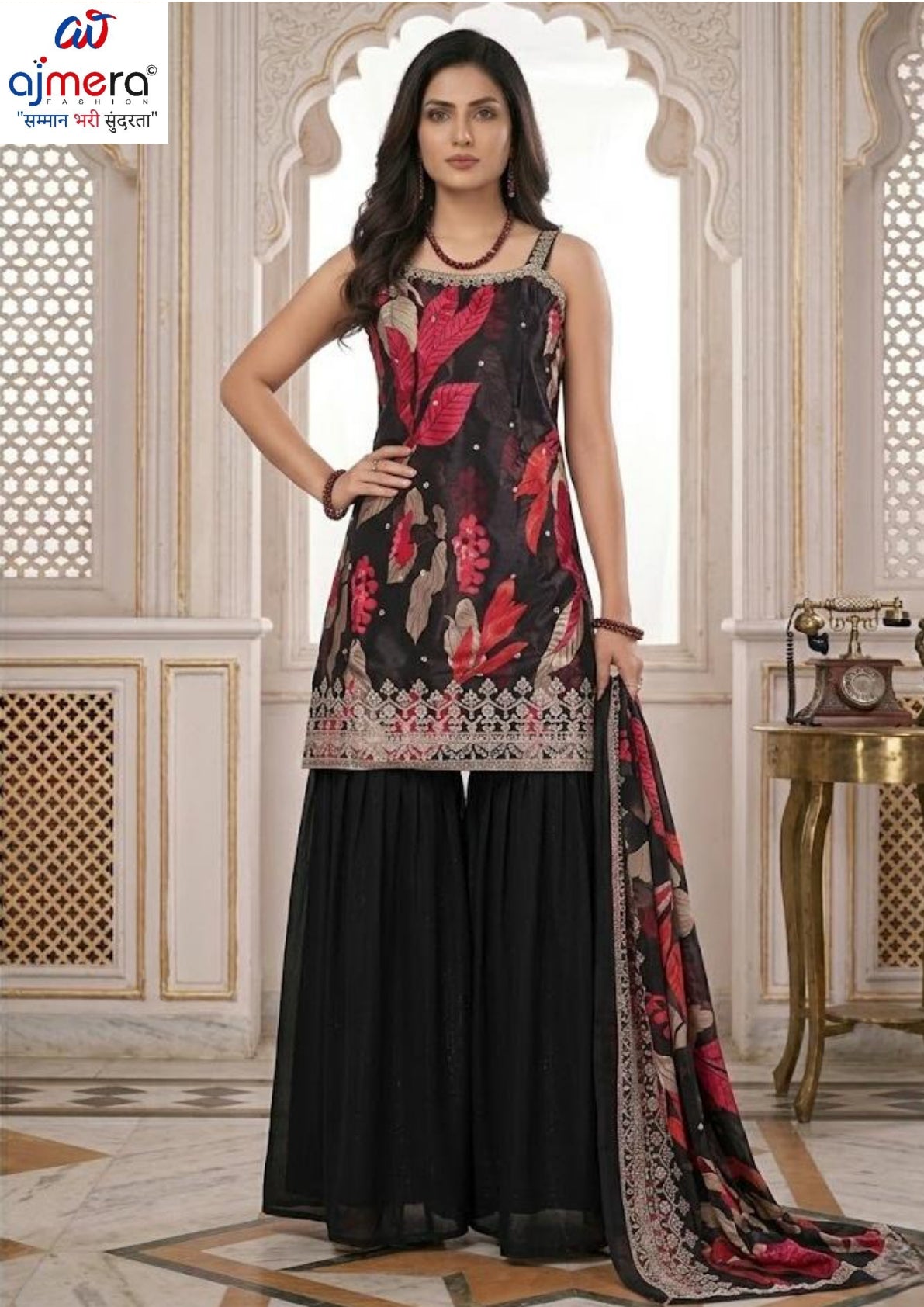 Elegant Chinon Designer Party Wear Gown for Women | KRU-9425