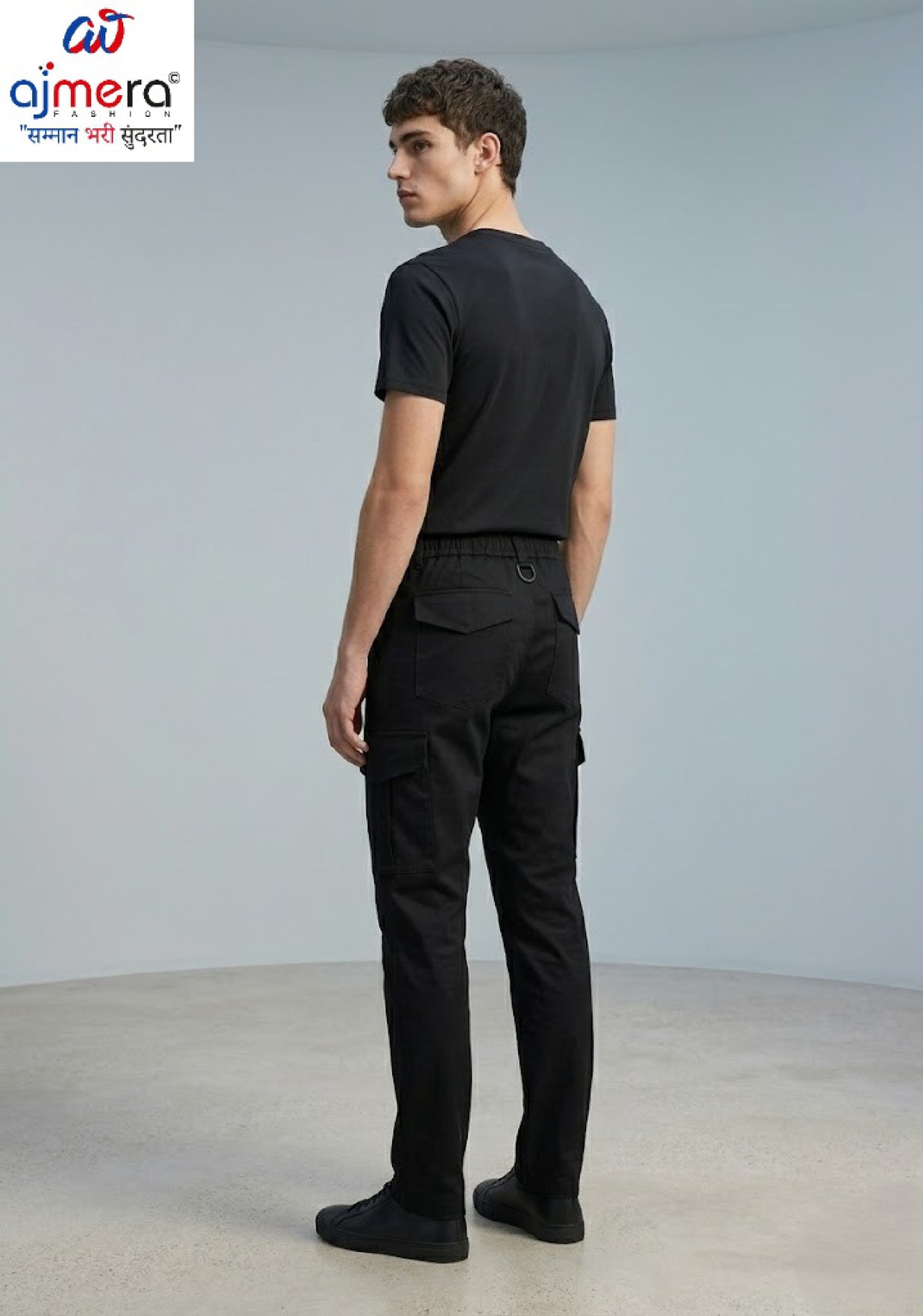 Mens Cargo Trousers Manufacturer India | MOC-MEN CARGO BELT ELASTIC