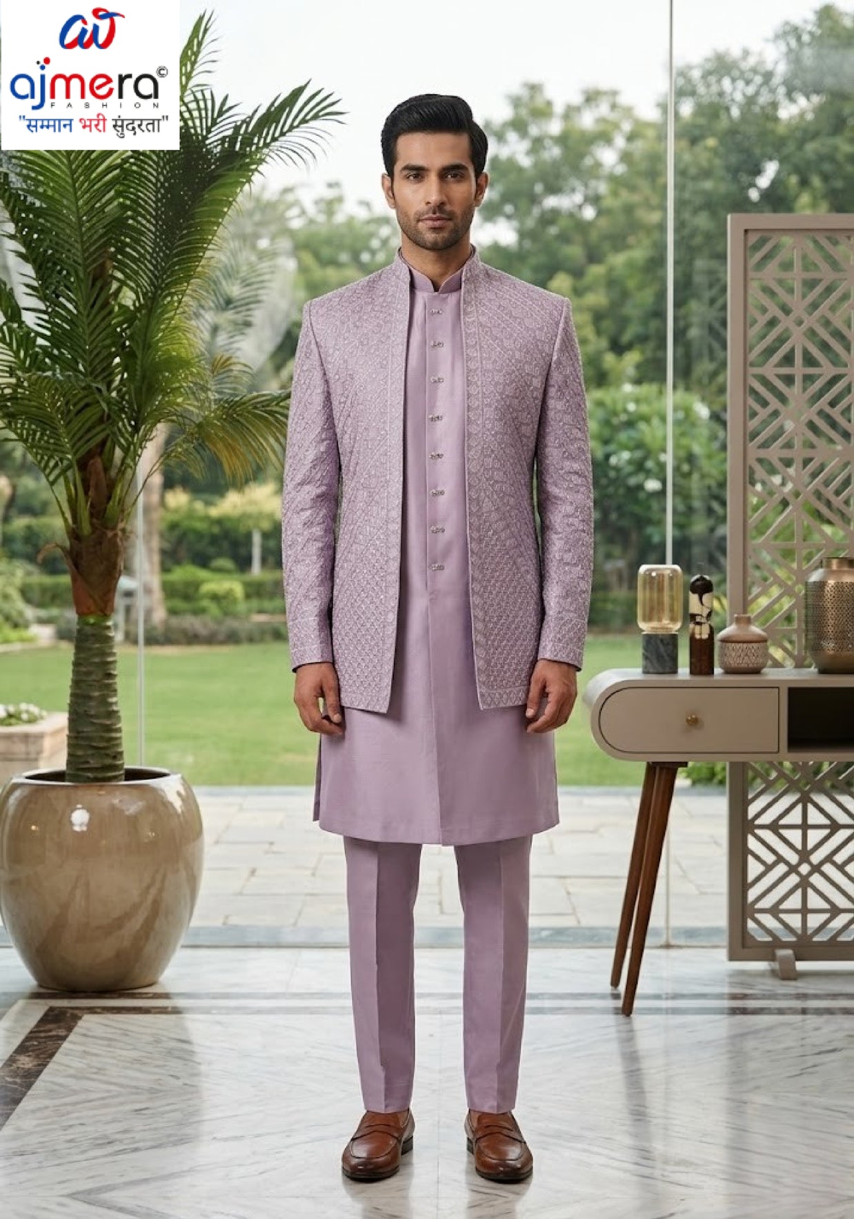 Premium Men's Indo Western for Wedding & Party Wear | SNA-MIN11765