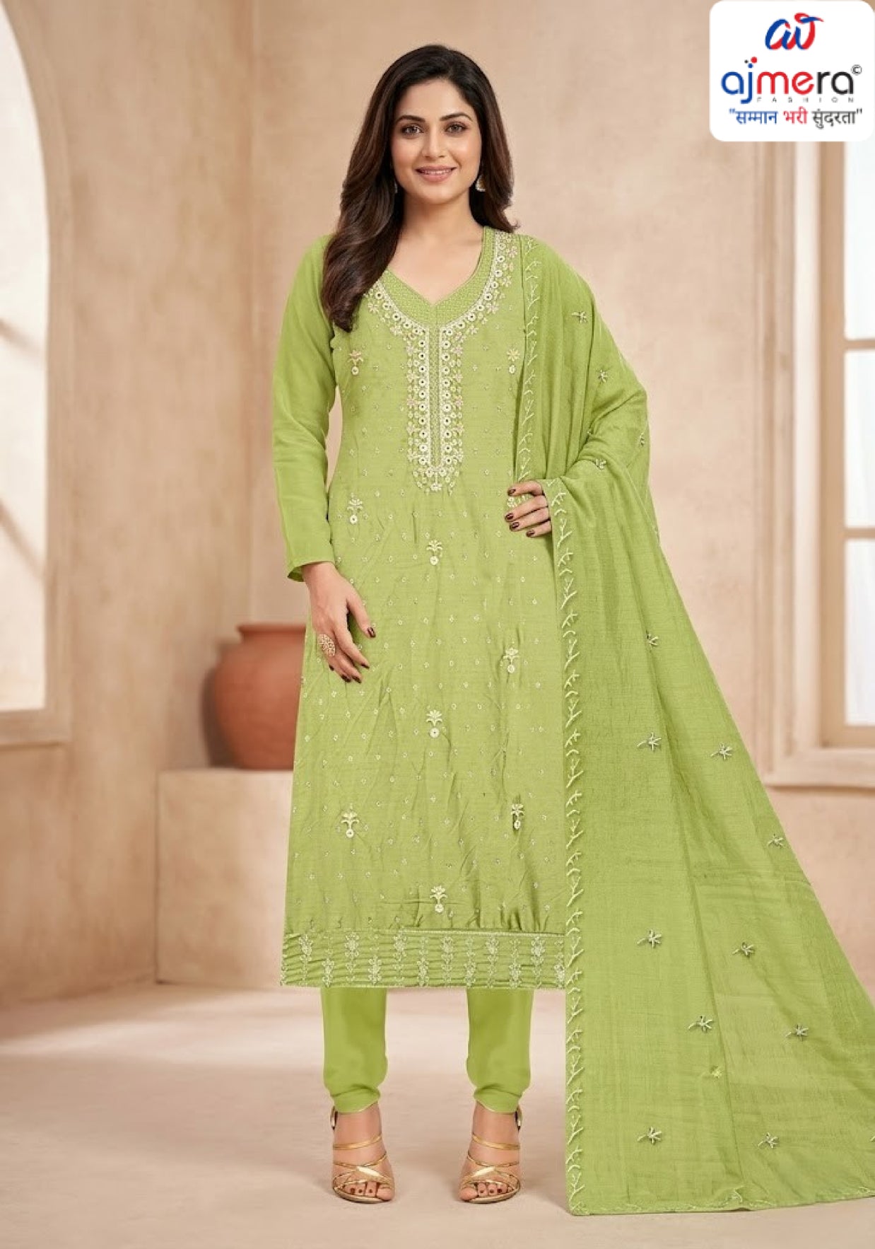 Jaam Cotton Unstitched Suit Material | MJI-NEW DHAIRYA